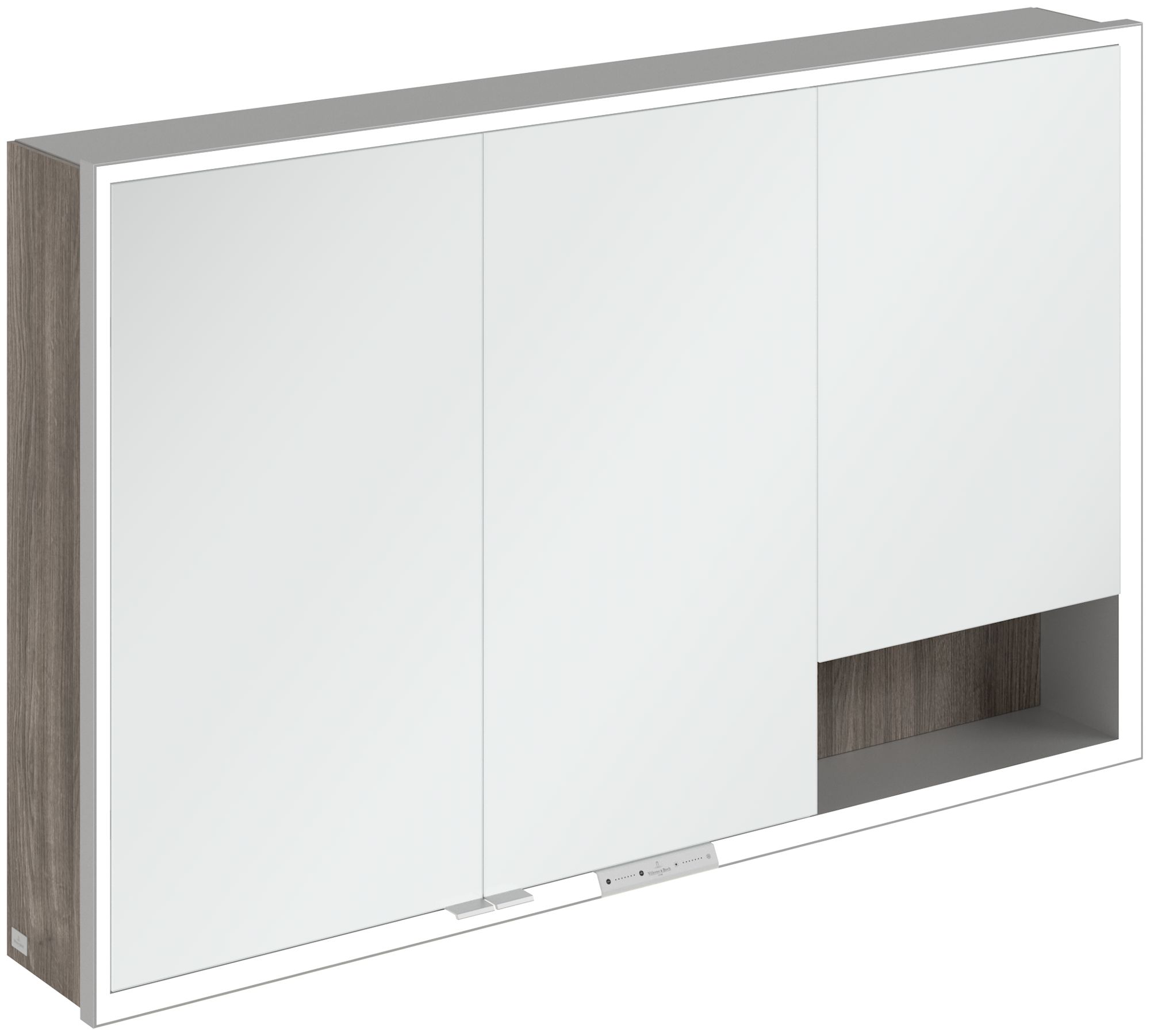 Villeroy & Boch My View+ armario 120x16.8x75 cm con espejo roble A48112RK