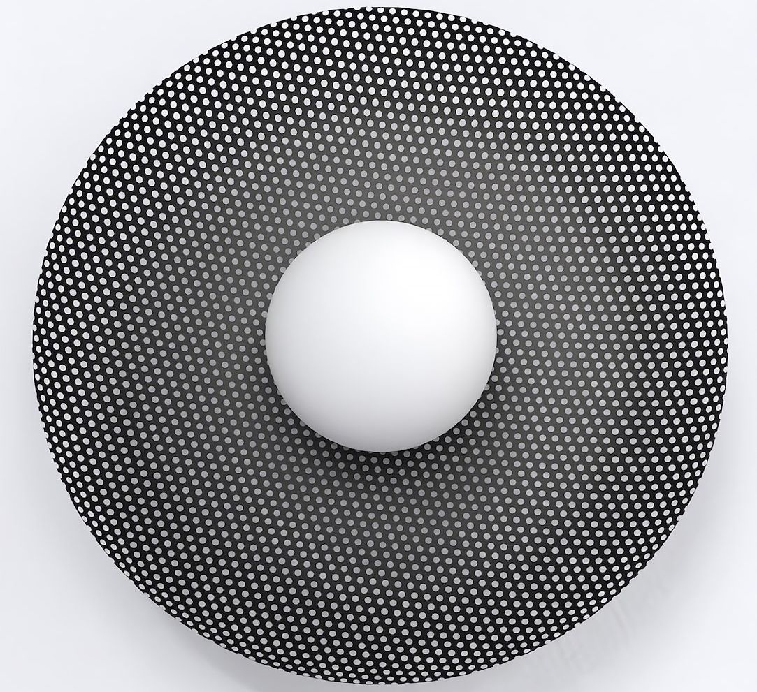 Emibig Vibez lámpara de pared 1x8 W negro 1540/K1