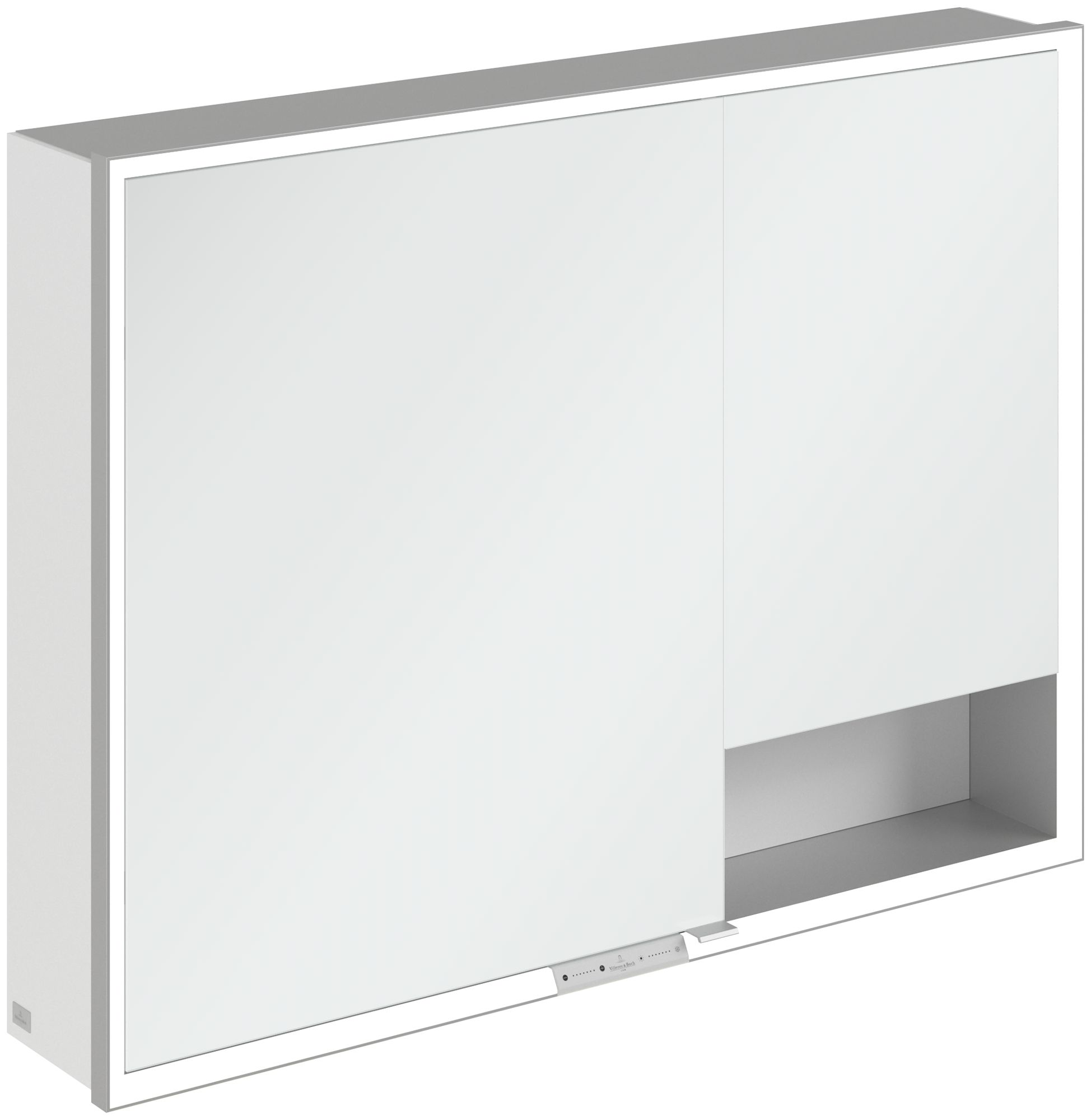 Villeroy & Boch My View+ armario 100x16.8x75 cm con espejo blanco A48110VF