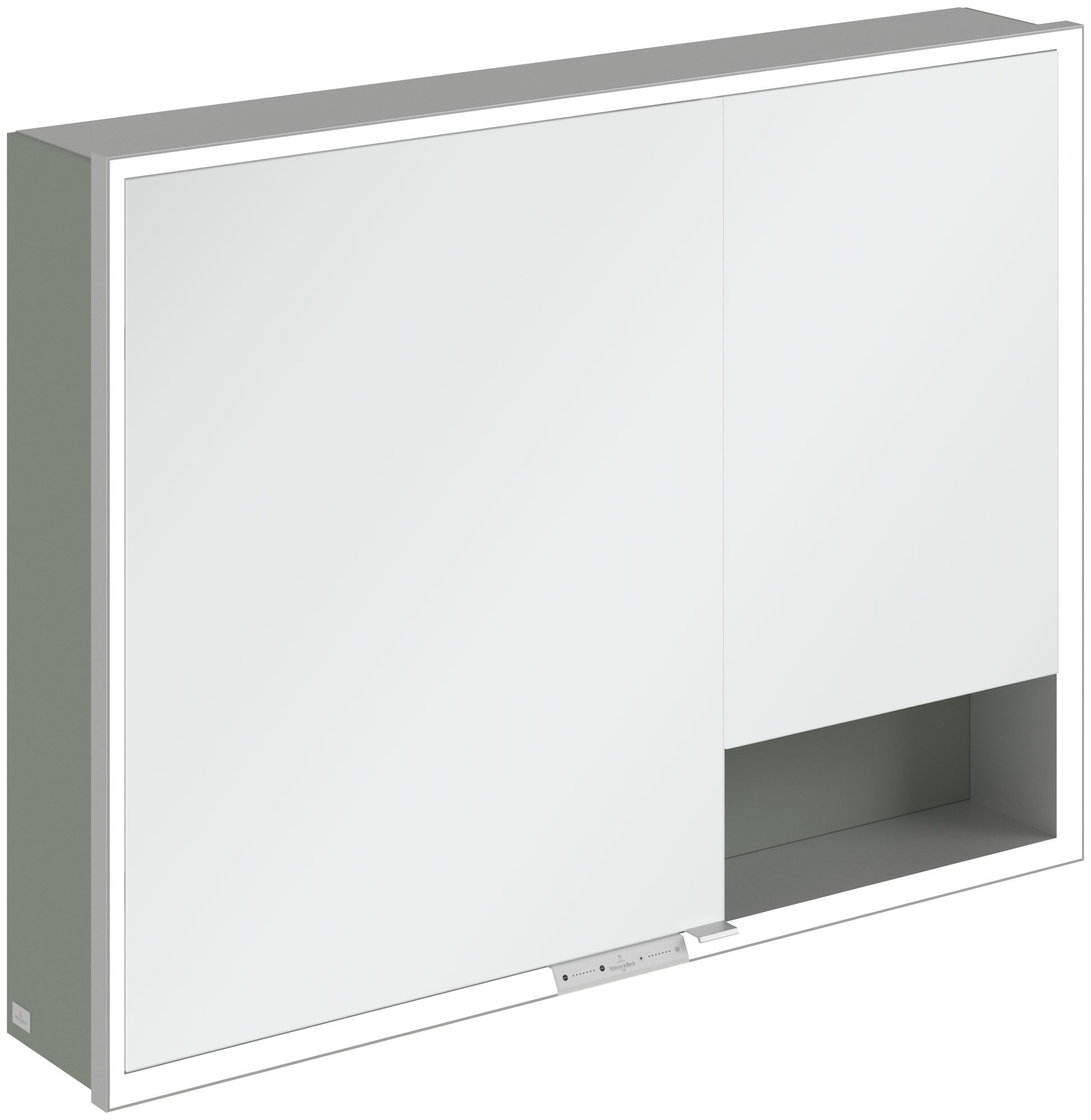 Villeroy & Boch My View+ armario 100x16.8x75 cm con espejo verde A48110AF