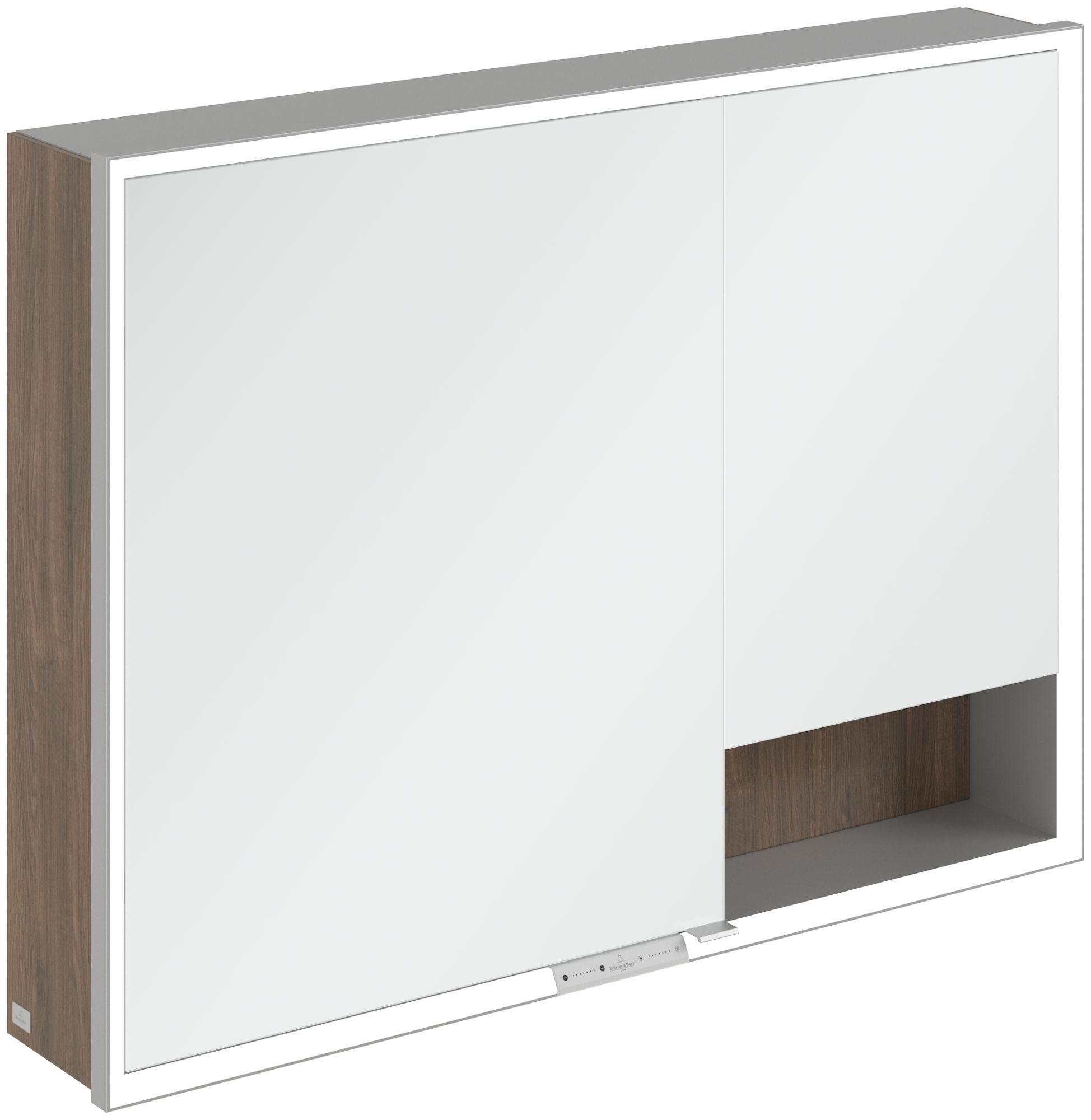 Villeroy & Boch My View+ armario 100x16.8x75 cm con espejo roble A48110VH