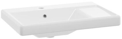 Defra Bonito lavabo 61x42.3 cm rectangular para mueble blanco 1072
