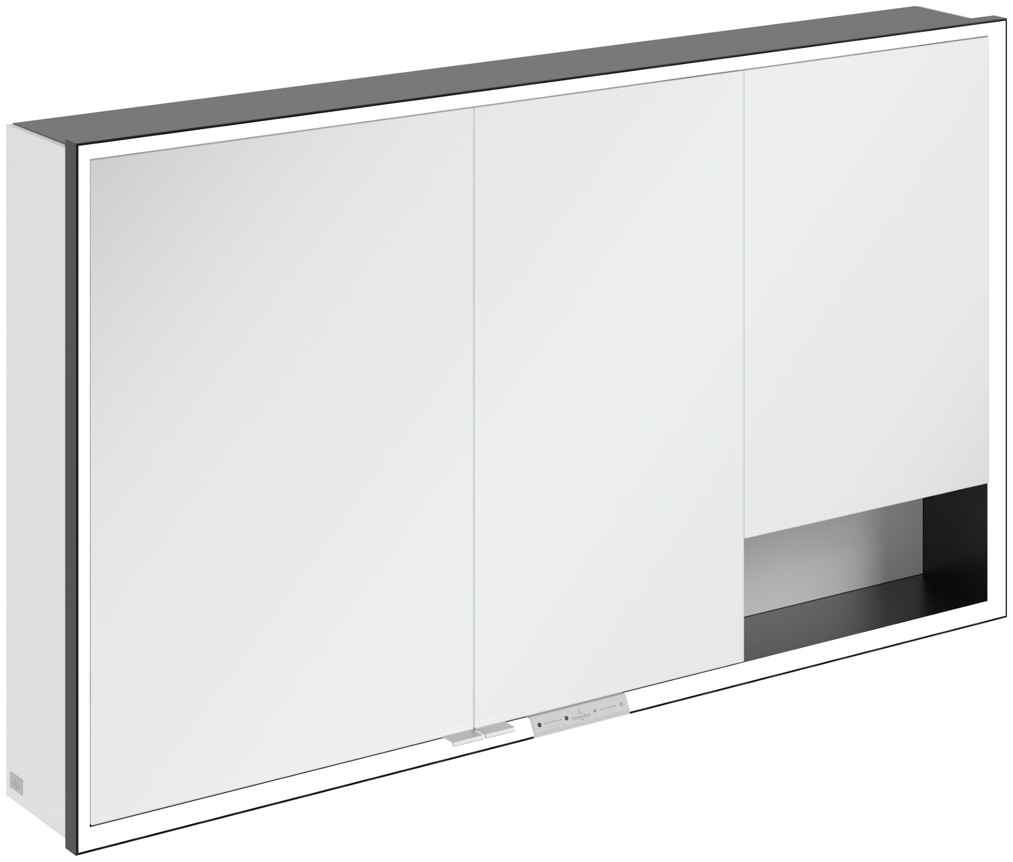 Villeroy & Boch My View+ armario 130x16.8x75 cm con espejo blanco B48113VF
