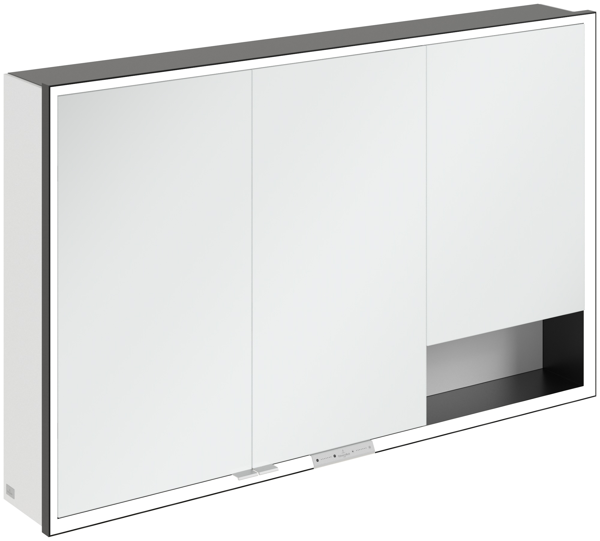Villeroy & Boch My View+ armario 120x16.8x75 cm con espejo blanco B48112VF