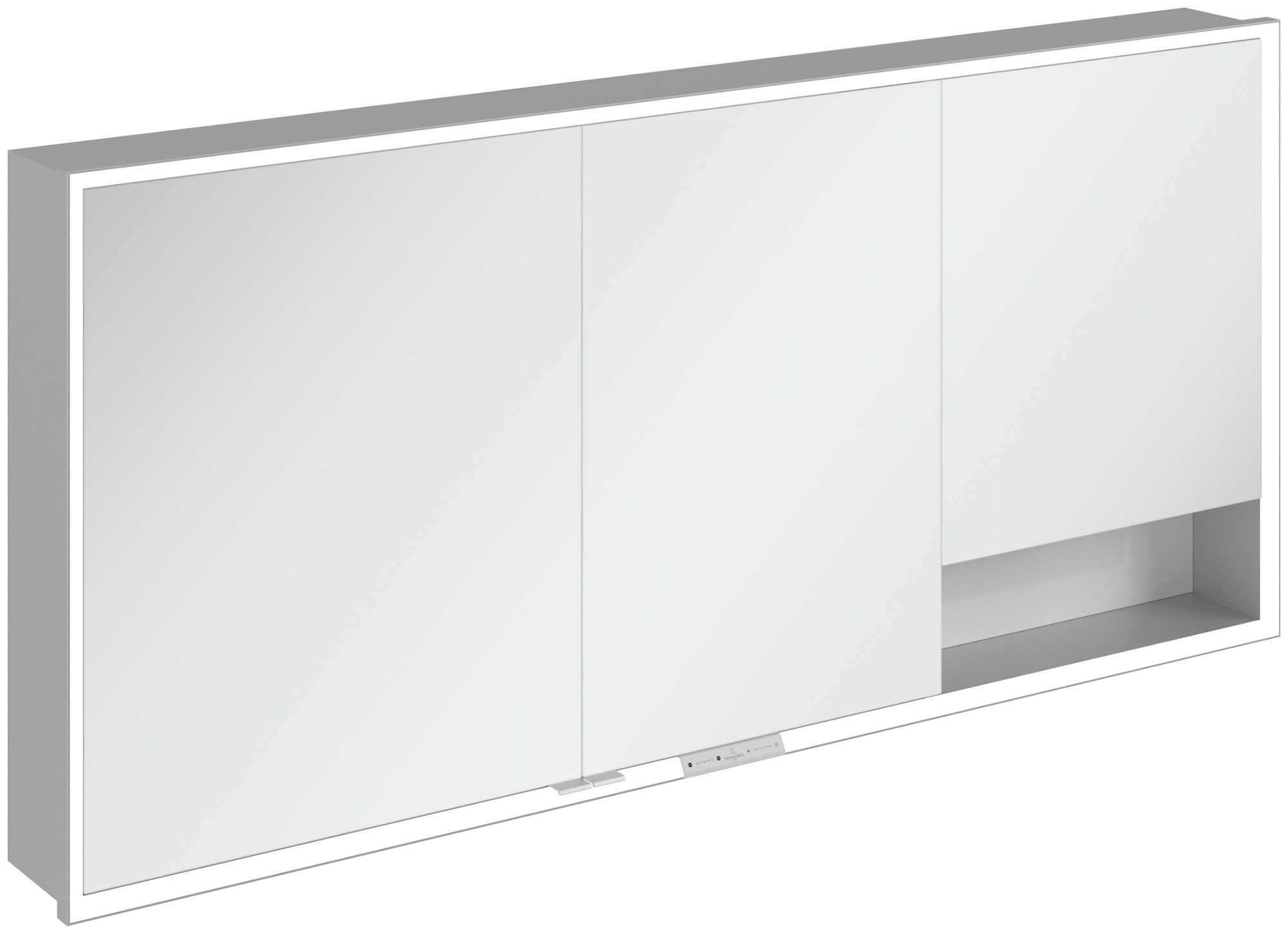 Villeroy & Boch My View+ armario 160x16.8x75 cm con espejo blanco A48216VE