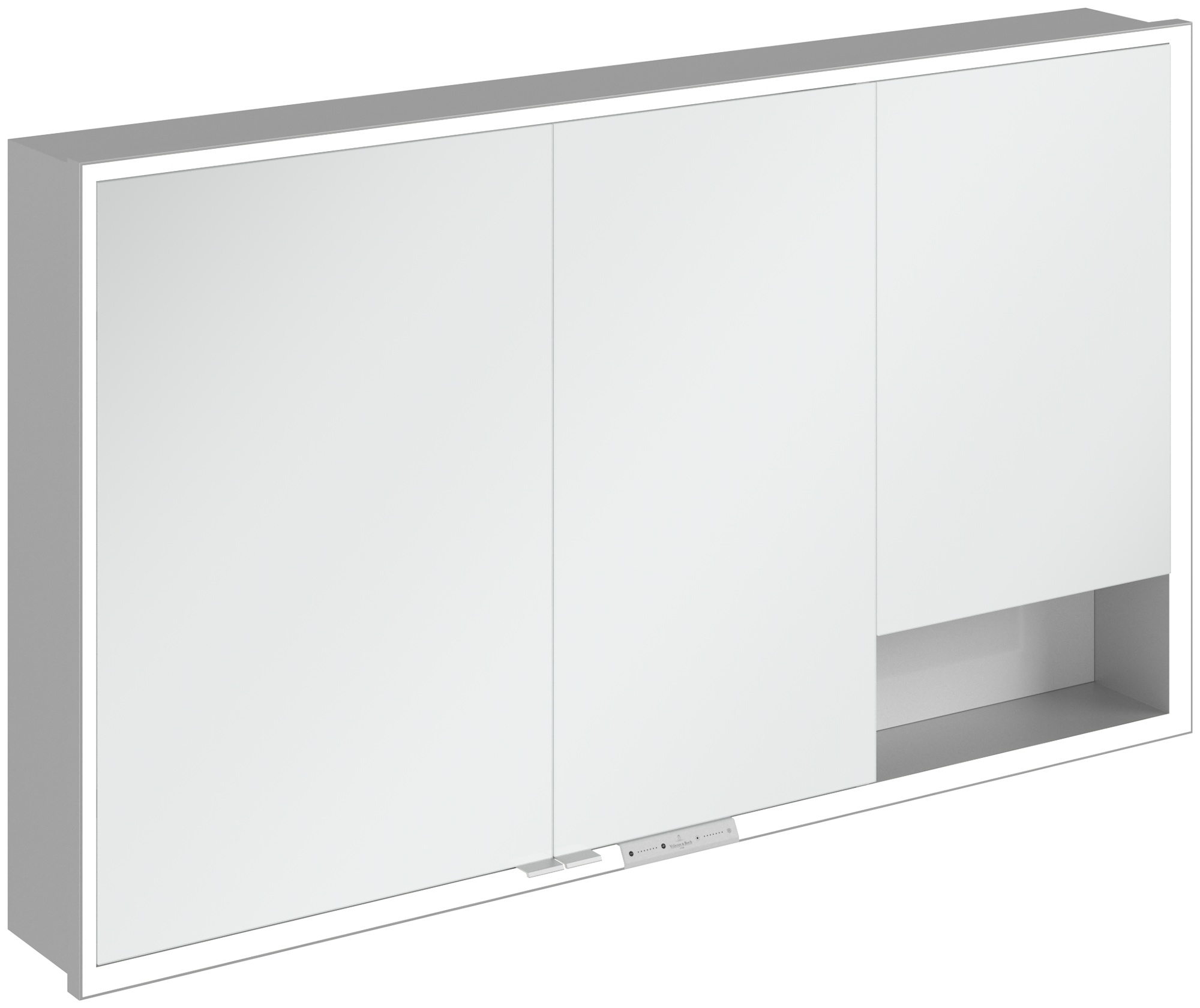 Villeroy & Boch My View+ armario 130x16.8x75 cm con espejo blanco A48213VE