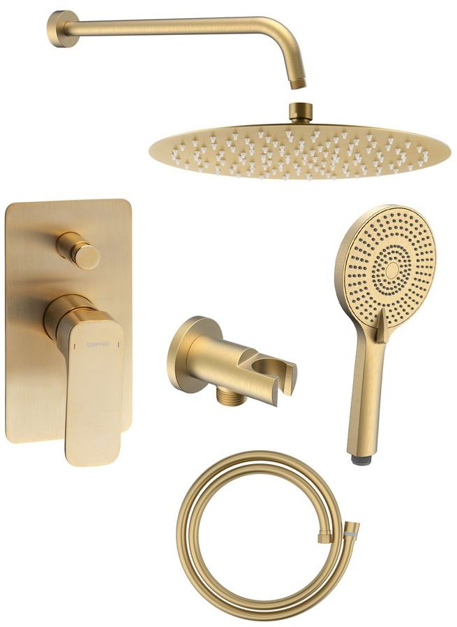 Sapho Spy conjunto de ducha empotrado oro PY42/19-01