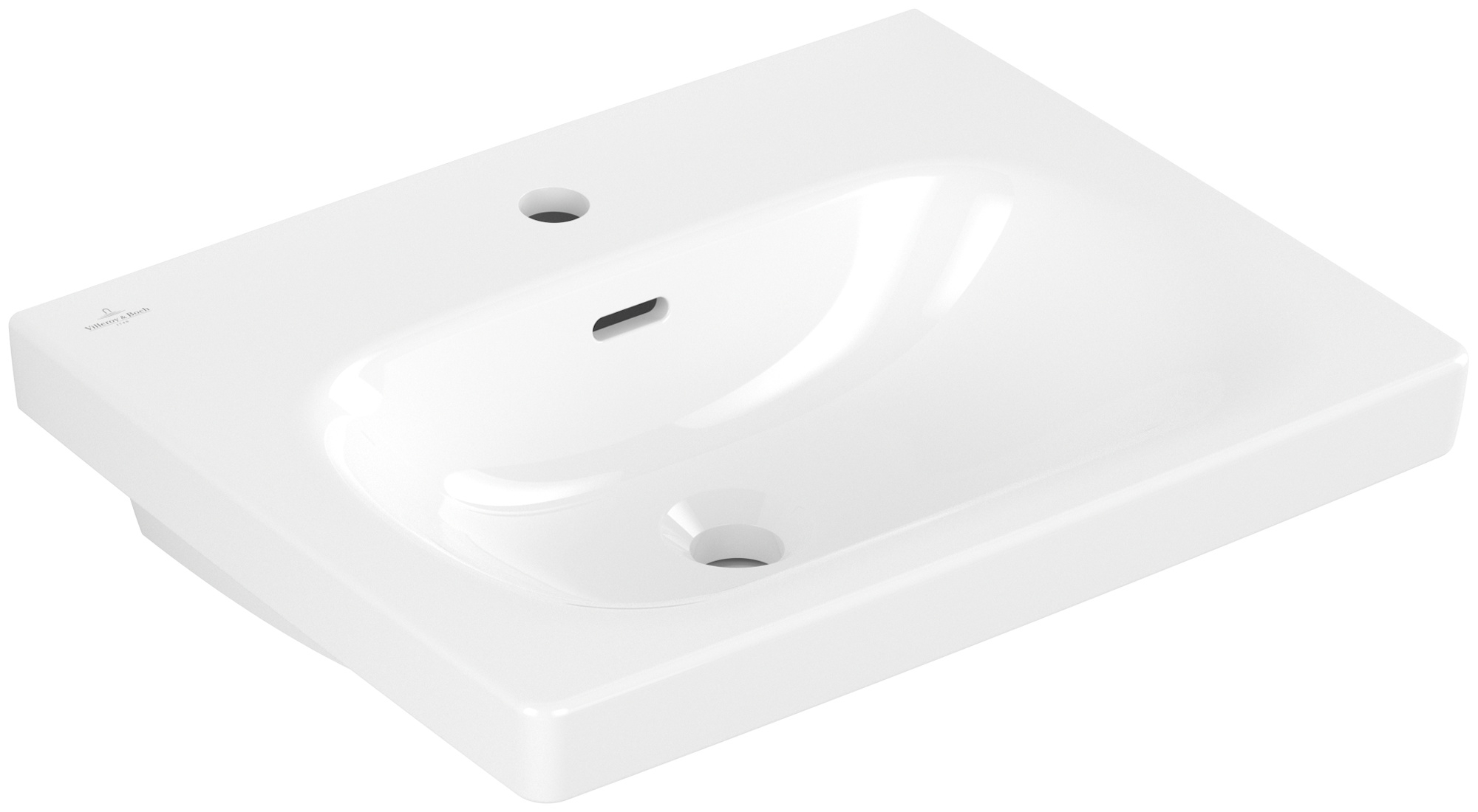 Villeroy & Boch Skyla lavabo 55x44.5 cm rectangular para mueble blanco 5A5155R1