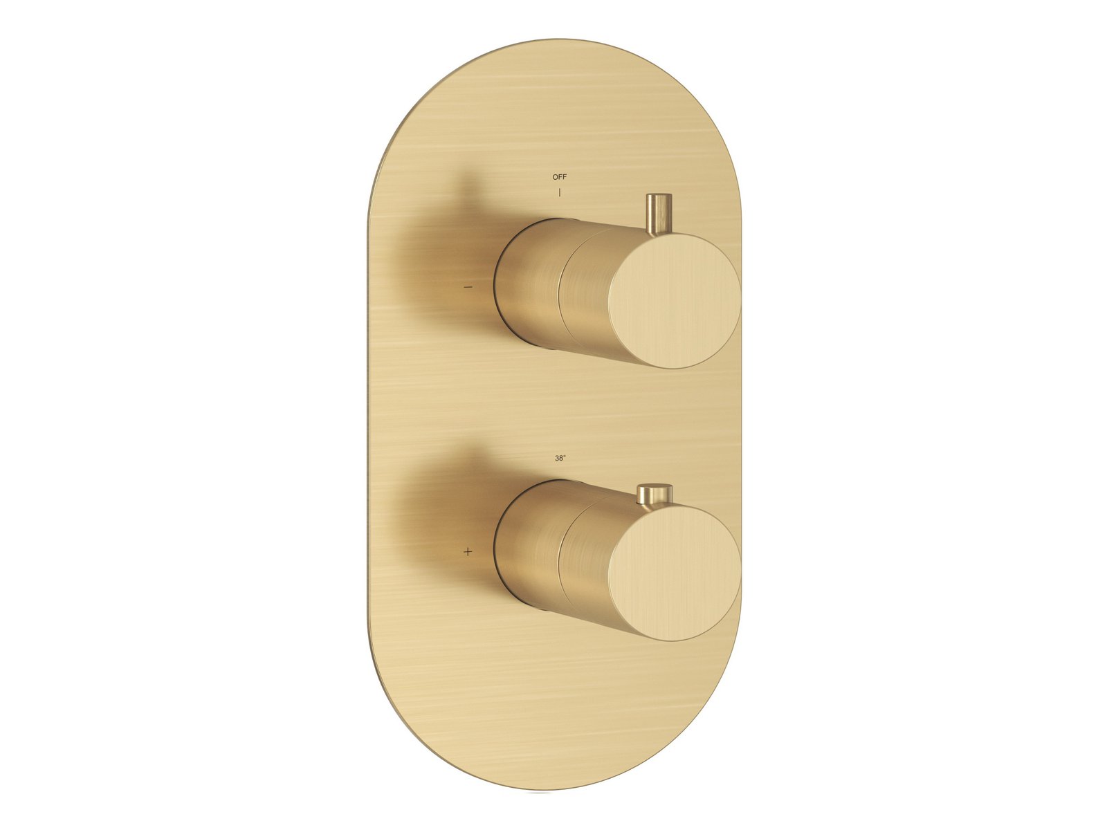 Ravak Espirit grifo de bañera y ducha empotrado con termostato oro X070610