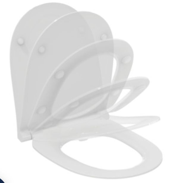 Ideal Standard i.Life O tapa de inodoro de cierre suave blanco T572401