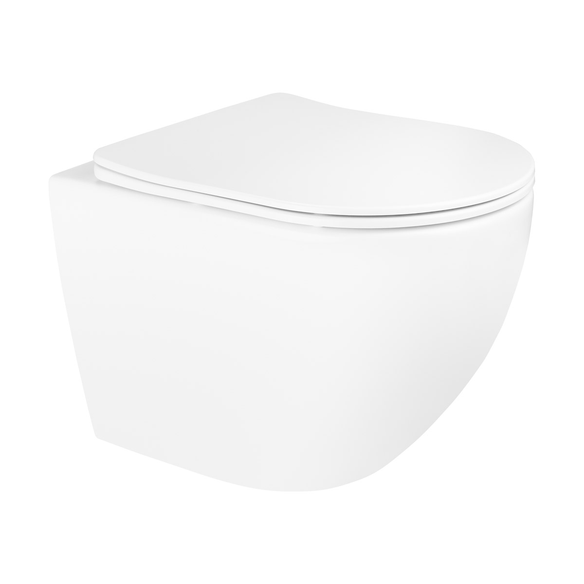 Conjunto taza de inodoro Oltens Hamnes 42552000, tapa de inodoro Oltens Hamnes 45119000