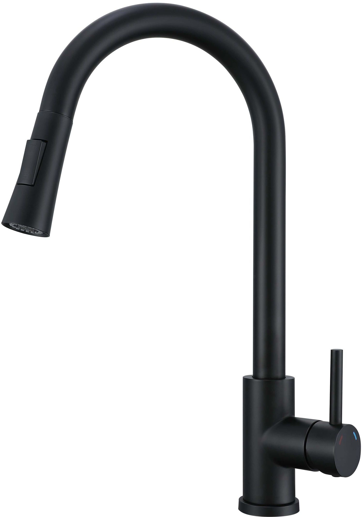 Ruvetti Edera grifo de cocina de pie negro 1003MB