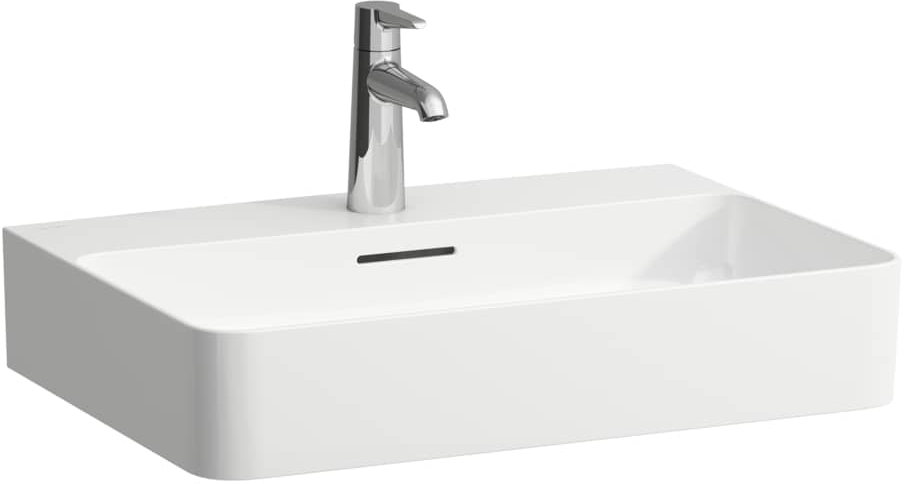Laufen Val lavabo 60x42 cm rectangular clásico-sobre encimera blanco brillante H8162830001091