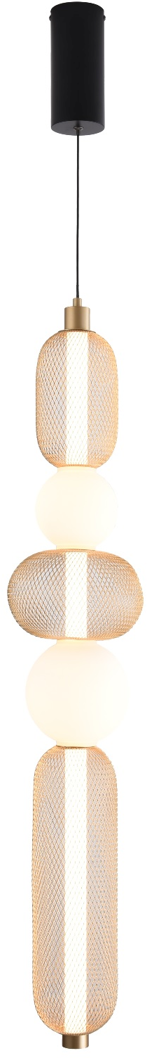 Zuma Line Sarr lámpara colgante 1x27 W negro-oro 003064-031439