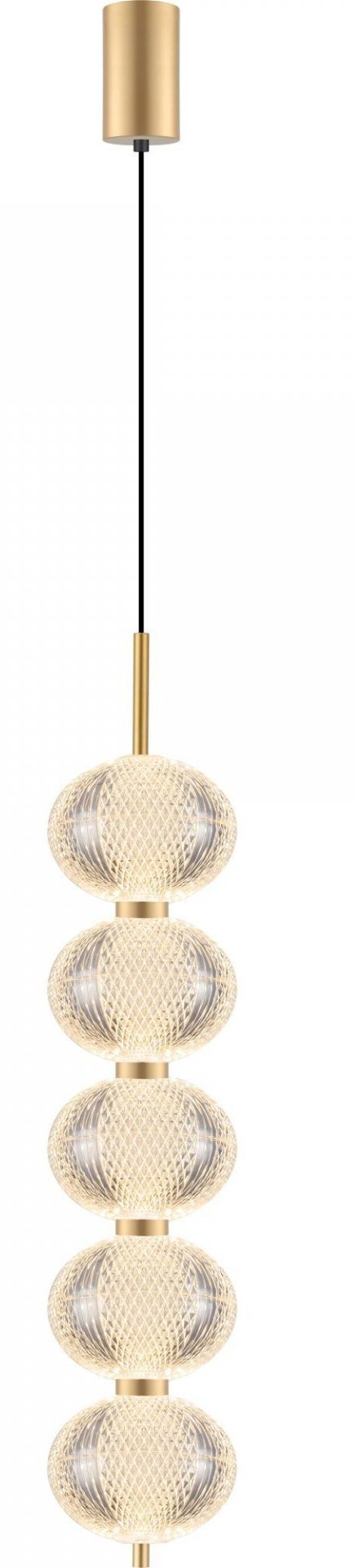 Zuma Line Galatea lámpara colgante 1x30 W oro 003064-034756