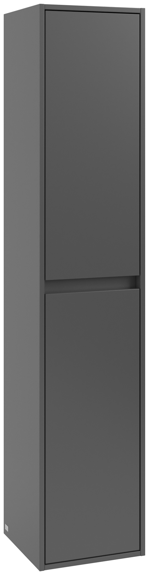 Villeroy & Boch Skyla armario 35x34.8x170 cm suspendido, lateral grafito C80101VR