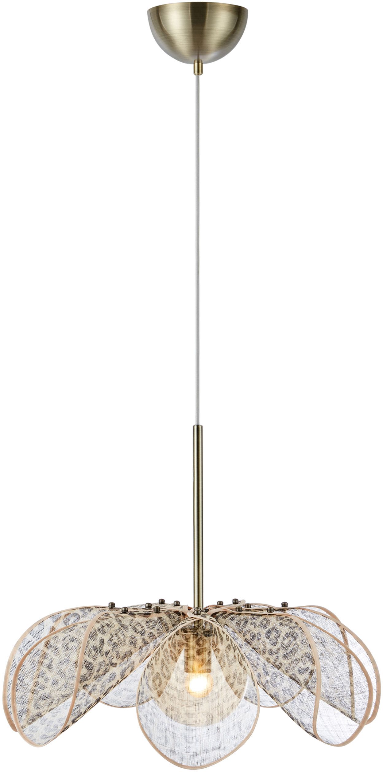 Markslöjd Styrka lámpara colgante 1x40 W latón-ámbar 109169
