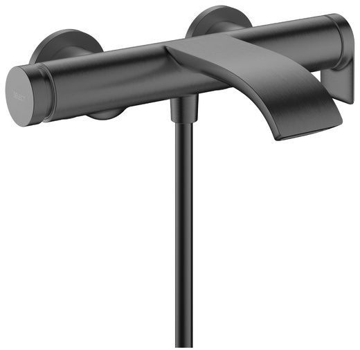 Hansgrohe Vivenis grifo de bañera y ducha a pared negro 75420340