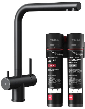 Conjunto grifo para filtro de agua Teka Uni 116030085, filtro para fregadero Teka TWF 118510001