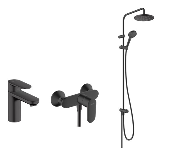 Conjunto conjunto de ducha Hansgrohe Vernis Blend 26272670, grifo para ducha Hansgrohe Vernis Blend 71640670, 71580670