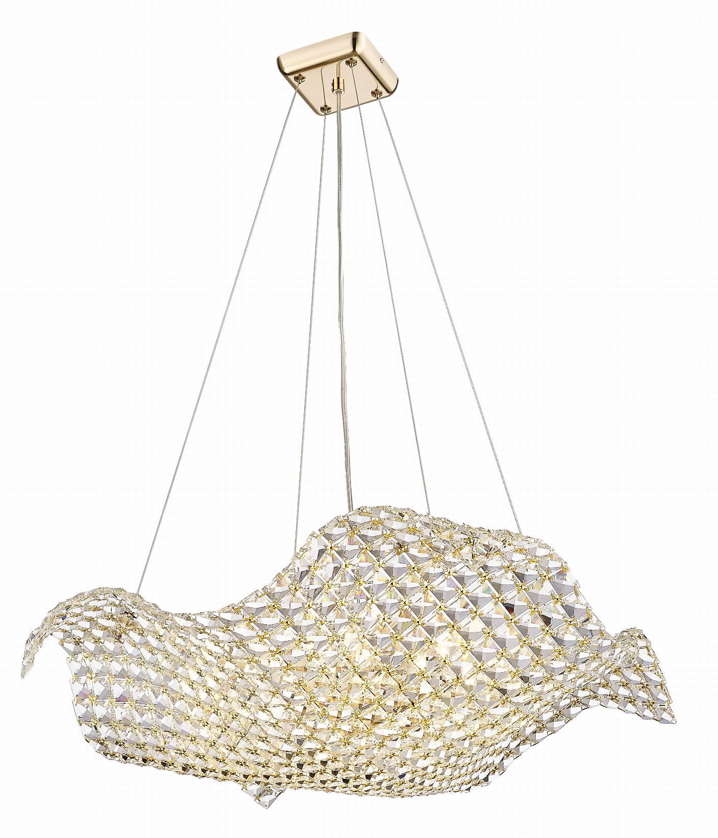 Zuma Line Tiara lámpara colgante x42 W oro 003064-032980