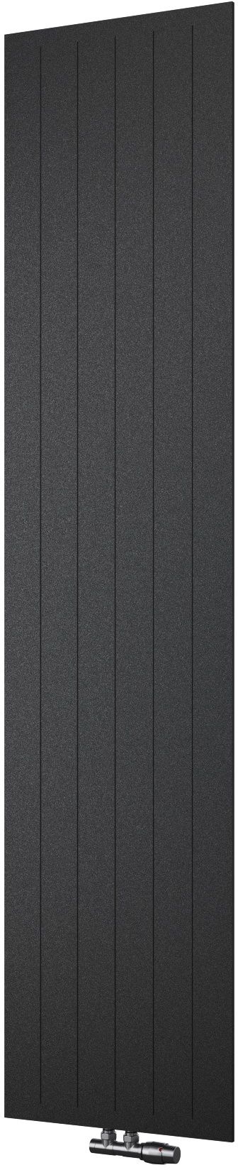Radox Nova radiador de habitación 180x35 cm podłączenie inferior gris/grafito RX-NVV.003T.1800.350