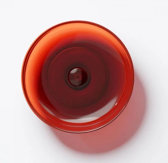 Steinberg 489 lavabo 40x40 cm circular sobre encimera mate 489 6010 34