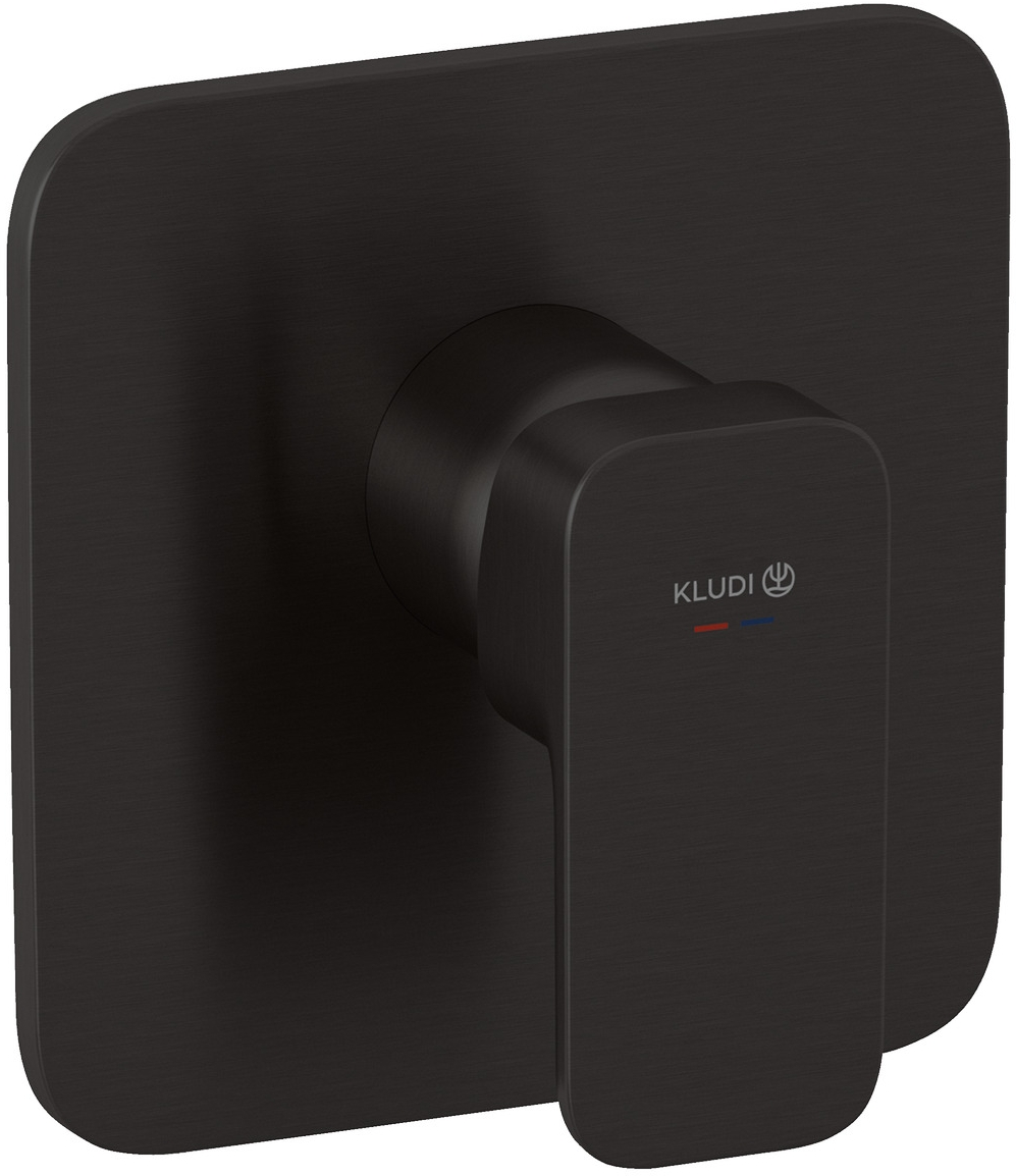 Kludi Renon grifo para ducha empotrado negro 42755N275