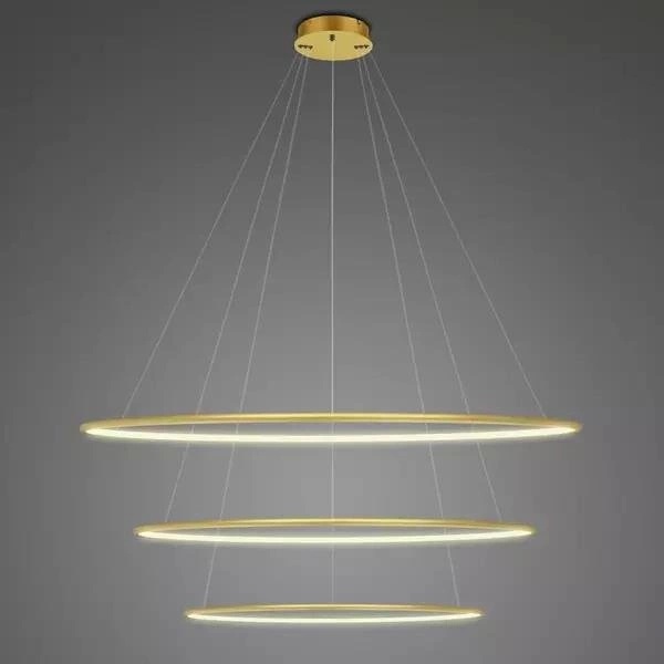 Altavola Design Ledowe Okręgi lámpara colgante 3x W oro LA075/P_120_in_3k_gold_Dali