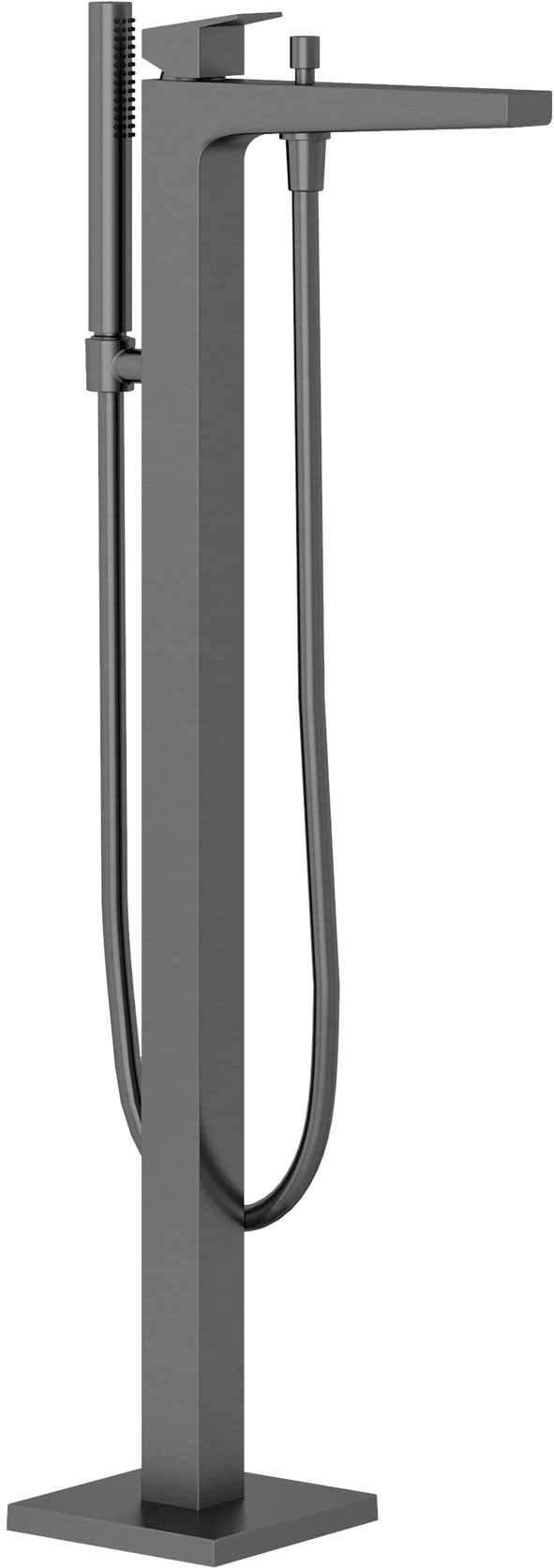 Kludi Decus grifo de bañera y ducha en suelo negro 54590N275