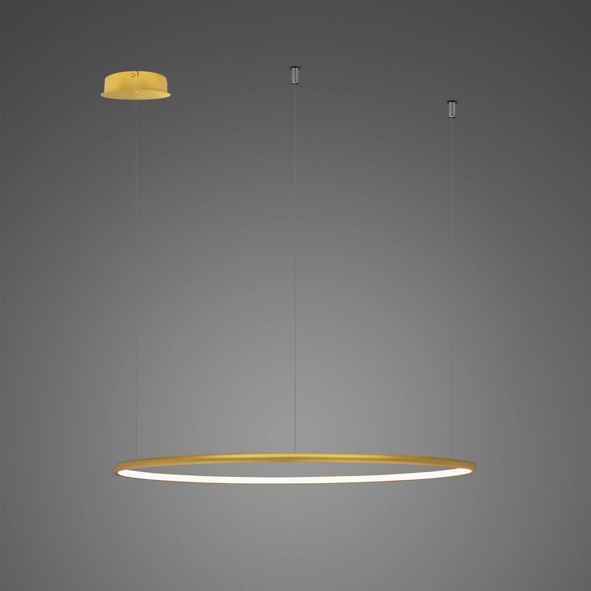 Altavola Design Ledowe Okręgi lámpara colgante 1x30 W oro LA073/CO_80_in_3k_gold_dimm