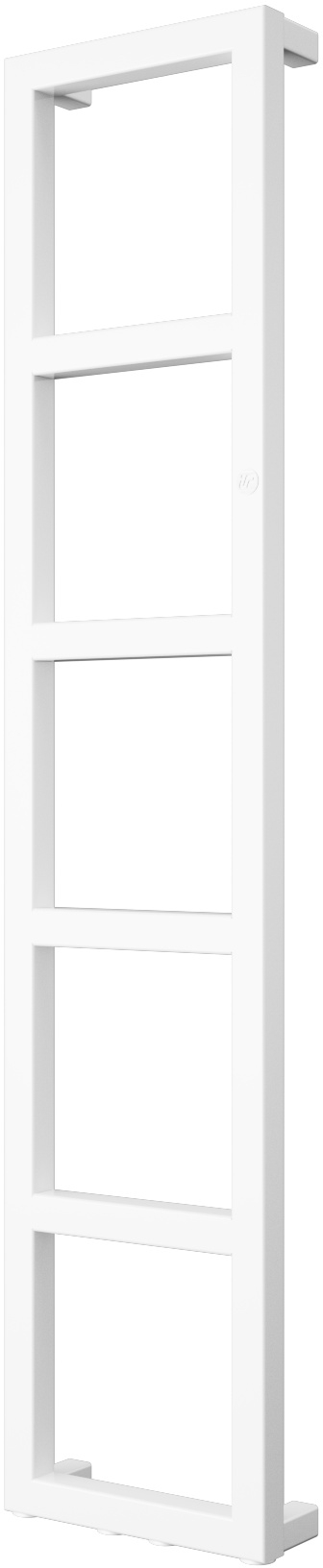 Instal Projekt Nari radiador de baño decorativo 118x25 cm blanco NAR-25/120D50
