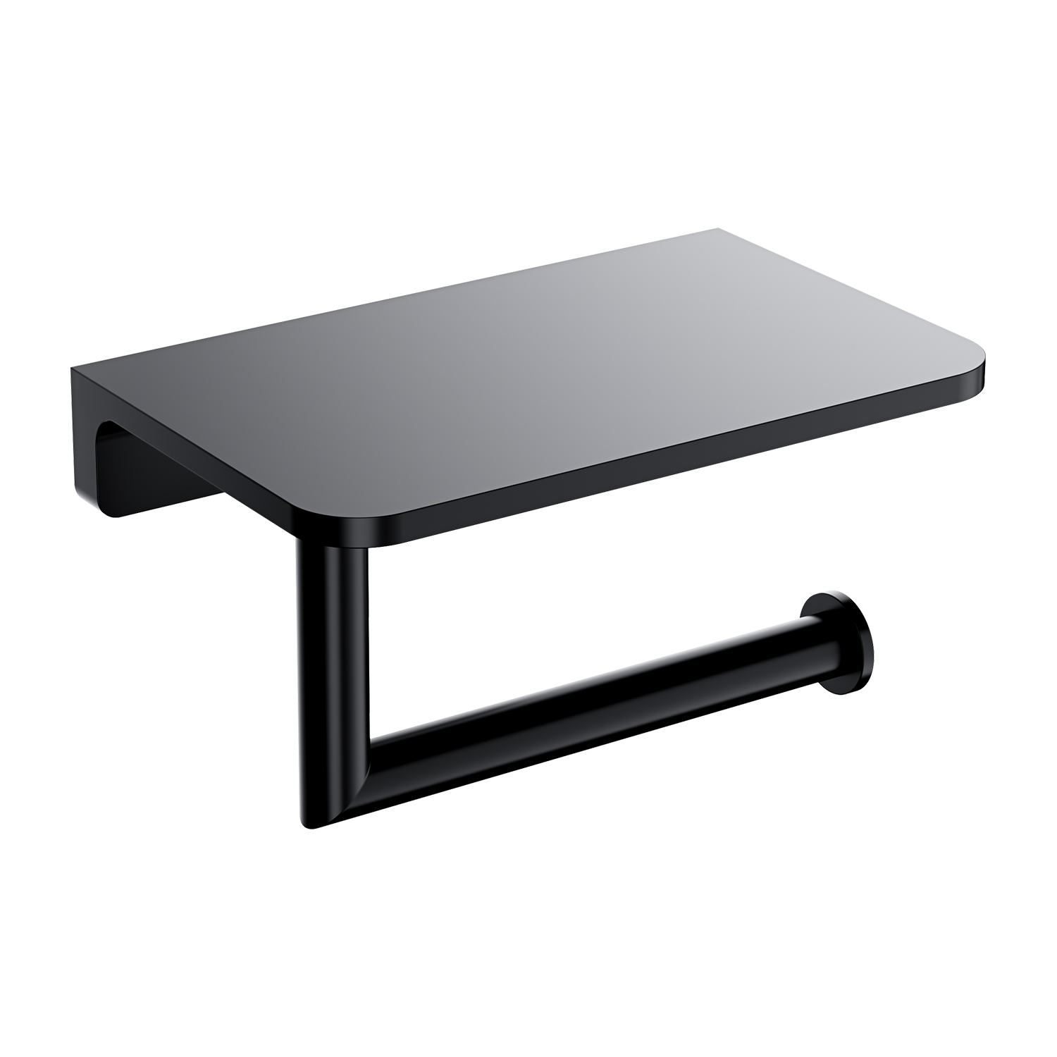 Omnires Modern Project portarrollos de papel higiénico negro MP60511BL
