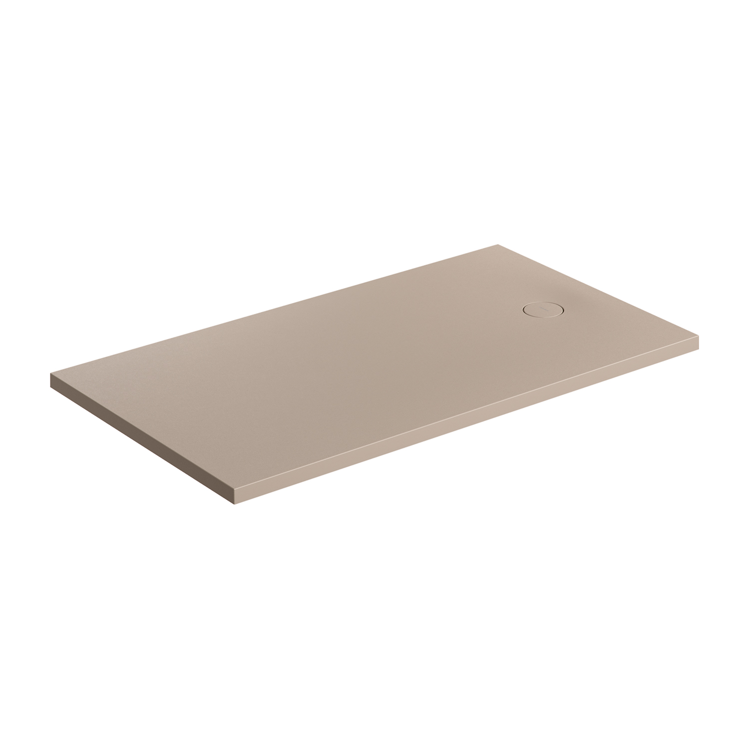 Omnires Aquarock plato de ducha rectangular + rejilla 160x90 cm beige AQUAROCK90-160DB