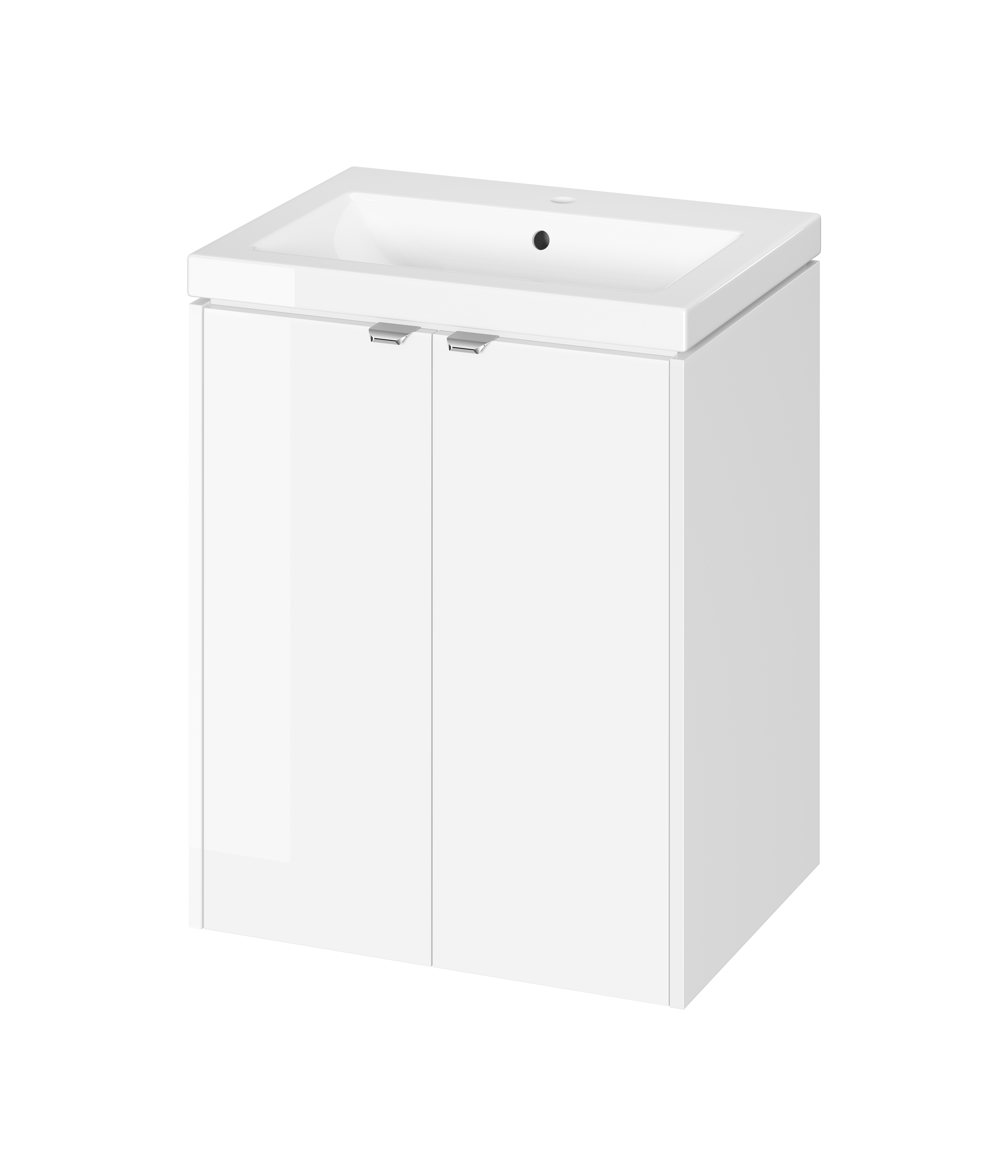 Cersanit Ovida lavabo con mueble 60 cm blanco S4047-002