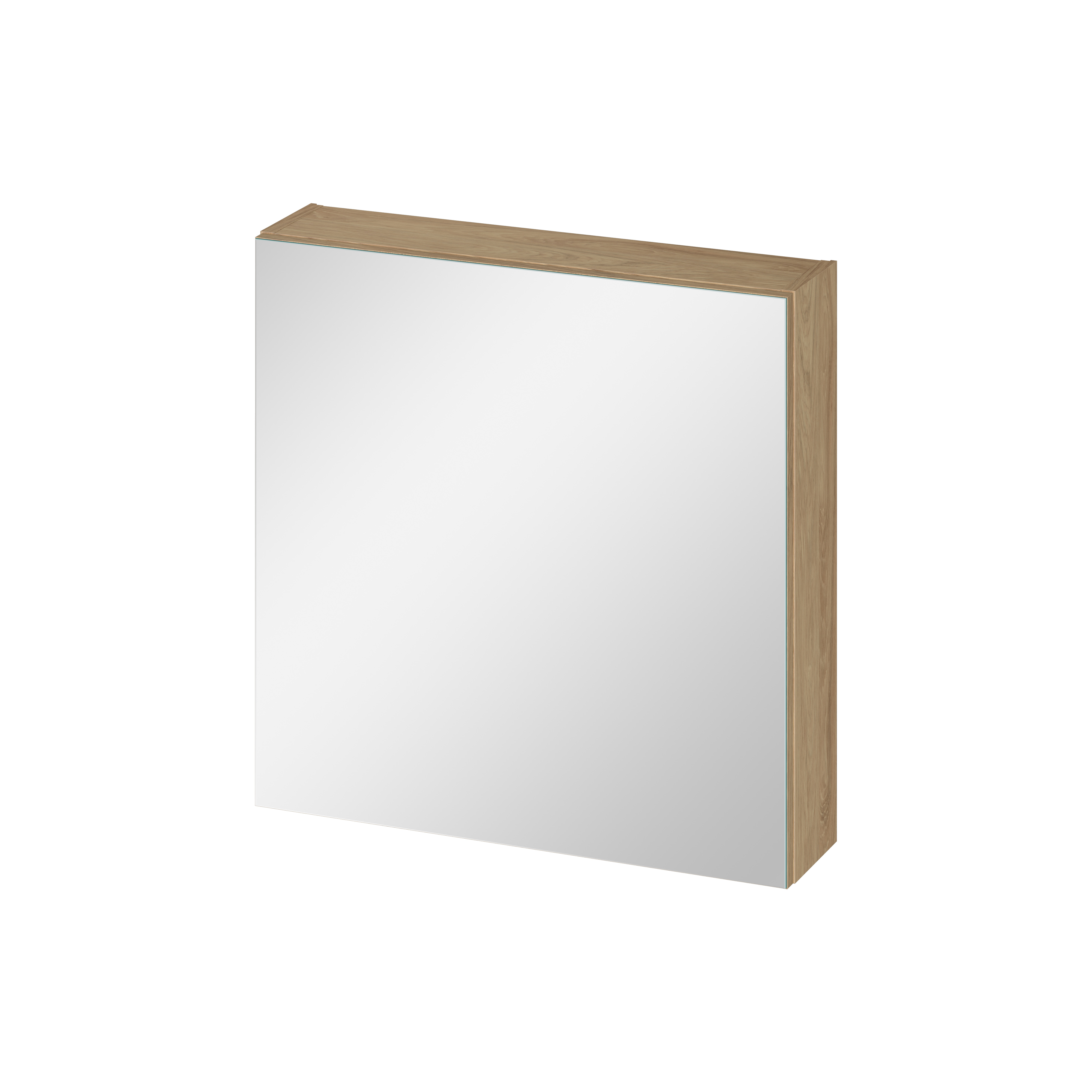 Cersanit Ovida armario 59.4x14.1x59.2 cm con espejo roble S1058-015