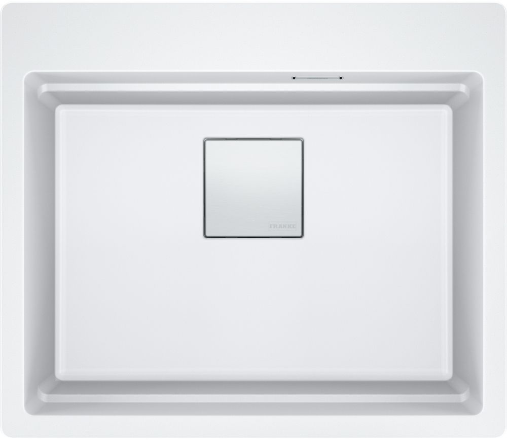 Franke Kanon fregadero de granito 59x51 cm blanco 114.0749.555