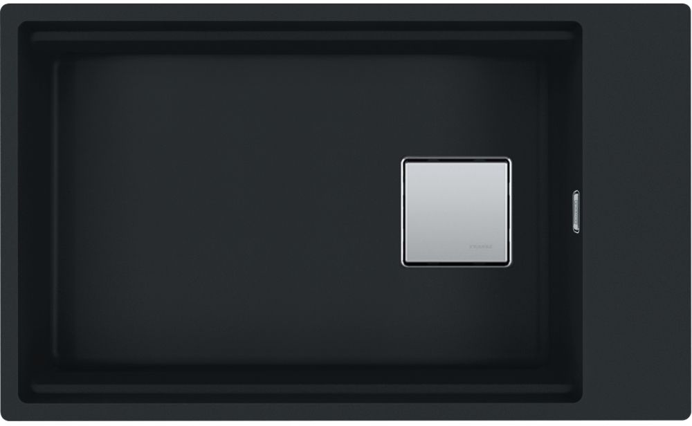 Franke Kanon fregadero de granito 76x46 cm negro 125.0749.671