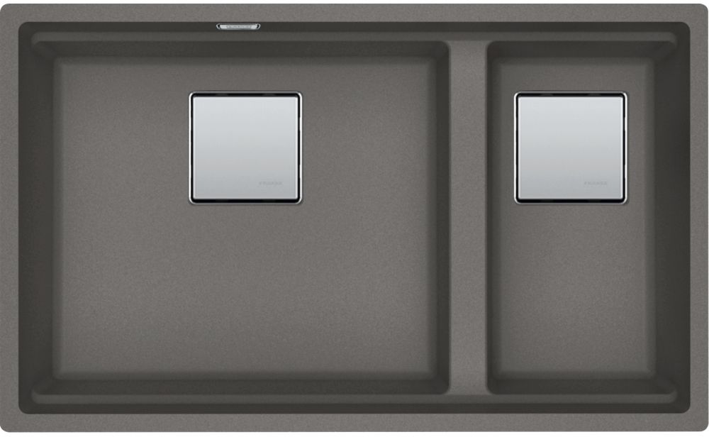 Franke Kanon fregadero de granito 76x46 cm gris/grafito/ónix 125.0749.678