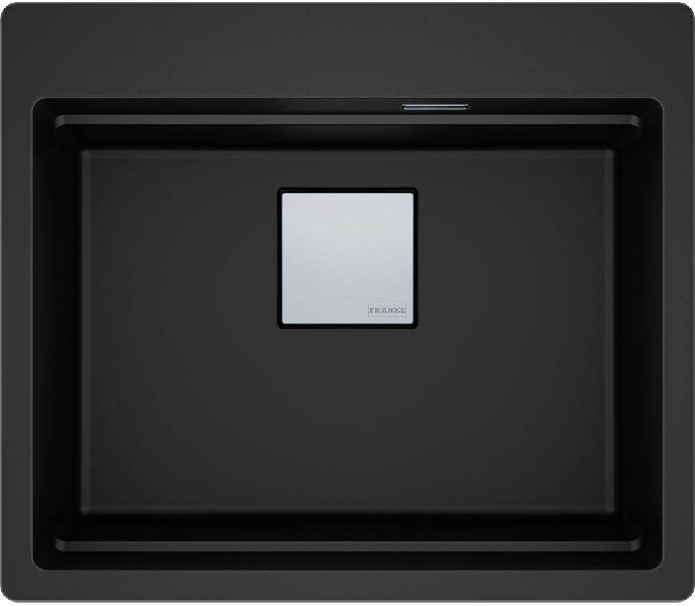 Franke Kanon fregadero de granito 59x51 cm negro 114.0749.631
