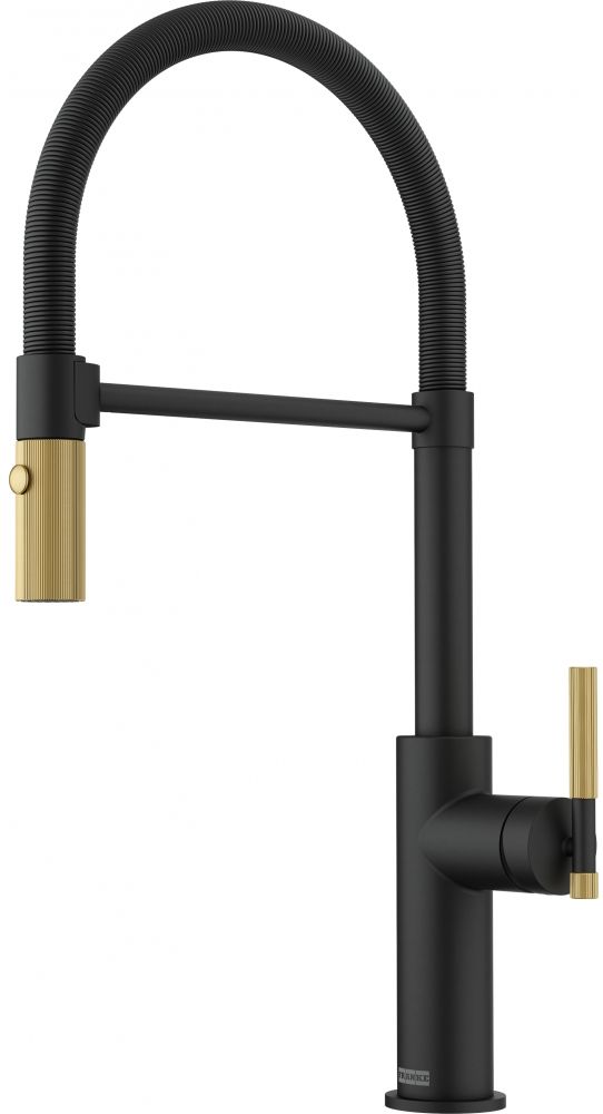 Franke Maris Stripes grifo de cocina de pie negro-oro/oro arcaico 115.0747.679