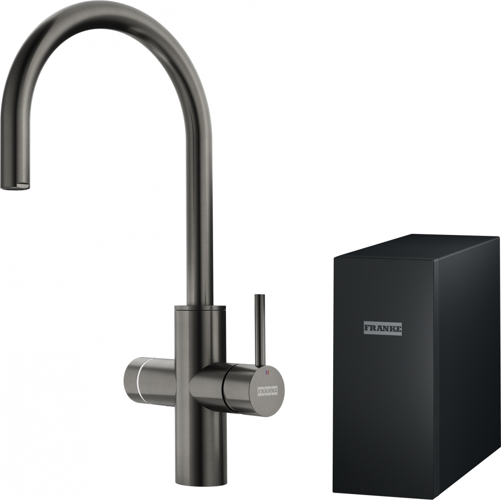 Franke Mythos Water Hub All In One grifo de cocina con filtro de pie antracita 160.0731.761