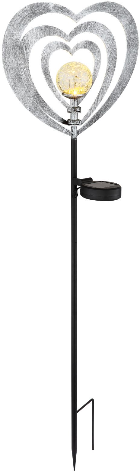 Globo Lighting Solar lámpara solar de pie 1x0.06 W negro-gris-plata 36580