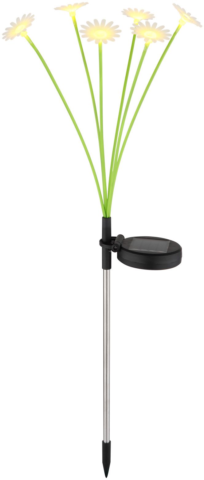 Globo Lighting Solar lámpara solar de pie 6x0.06 W verde-amarillo 36090