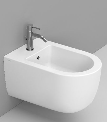 Ceramica Dolomite Mirto Round bidé suspendido blanco D472641