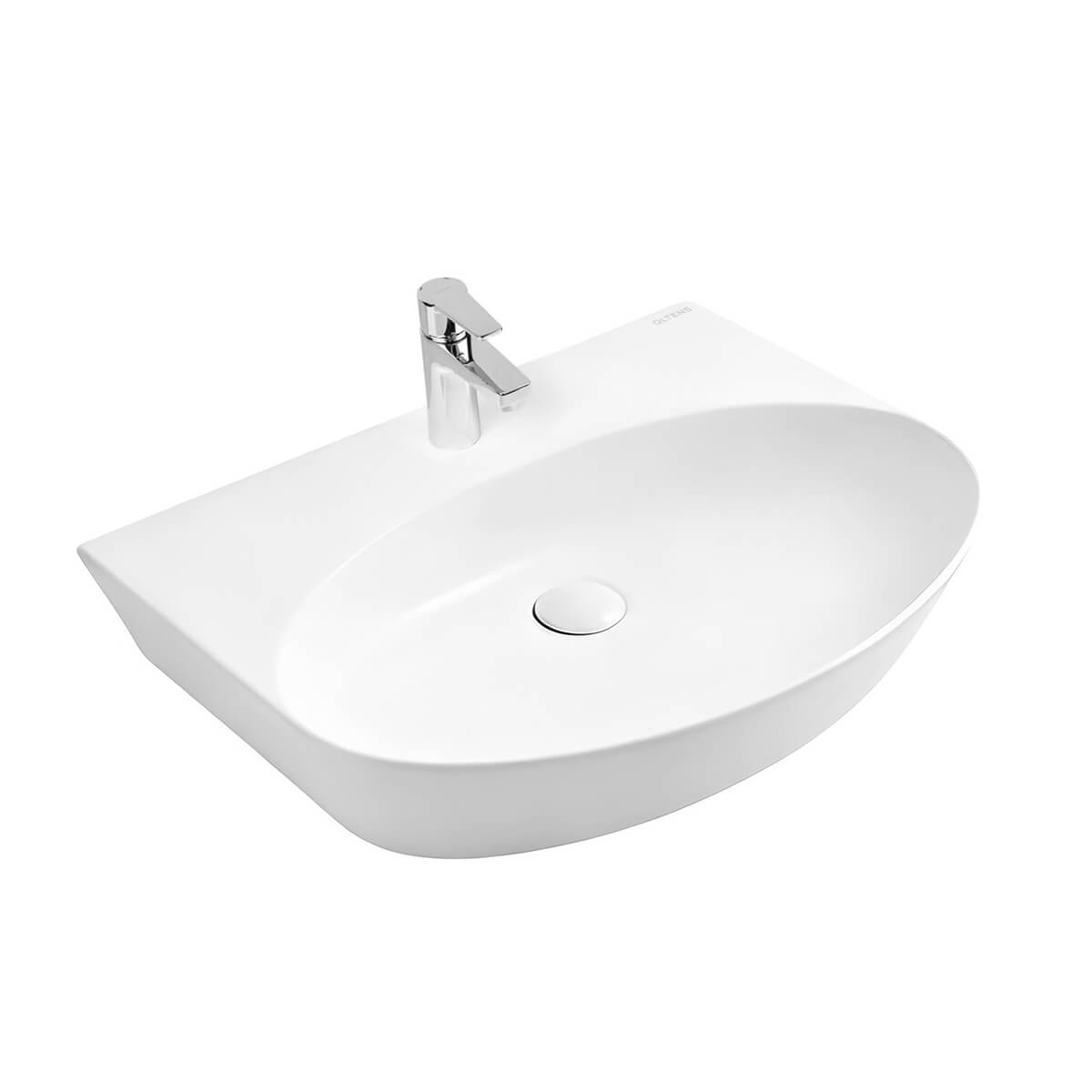 Oltens Luma lavabo 59.5x44 cm oval clásico blanco brillante 41508000