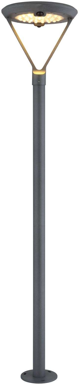 Globo Lighting Solar lámpara solar de pie 1x18 W gris 36910