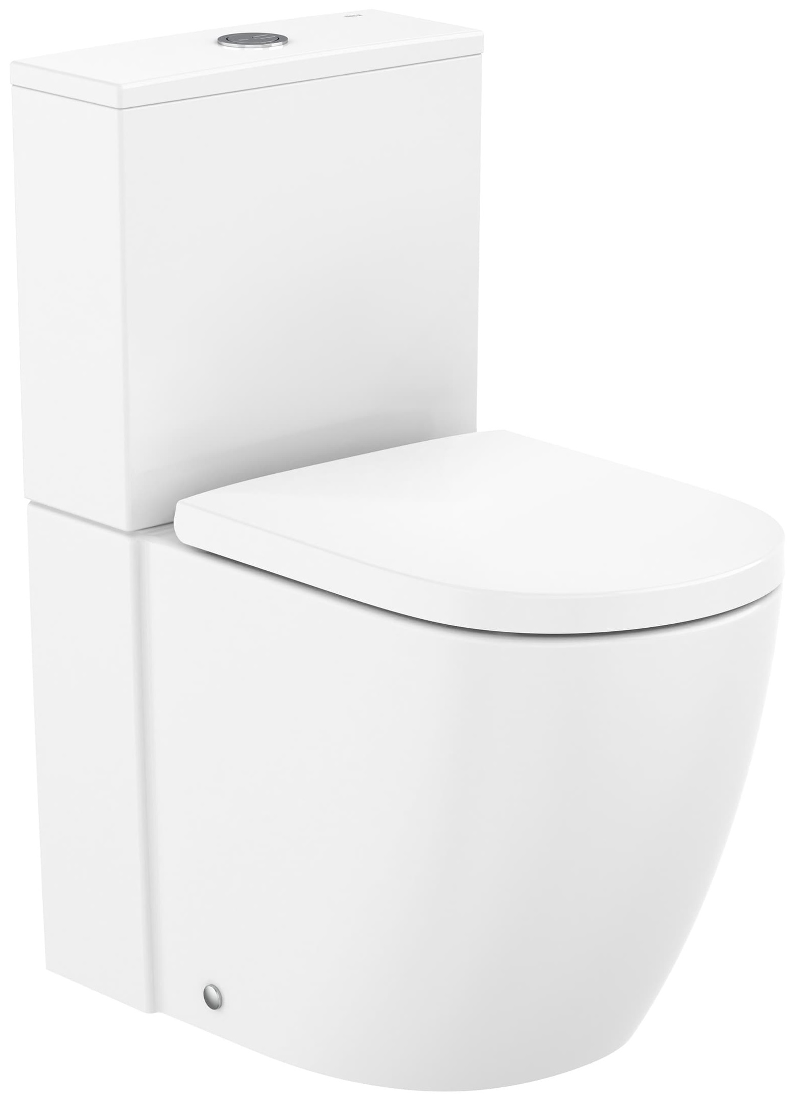 Roca Meridian taza de inodoro compacto con descarga de remolino blanco A342747S00