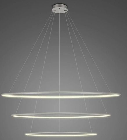 Altavola Design Led Shape lámpara colgante 1x113 W plata LA075/P_120_in_3k_silver_dimm