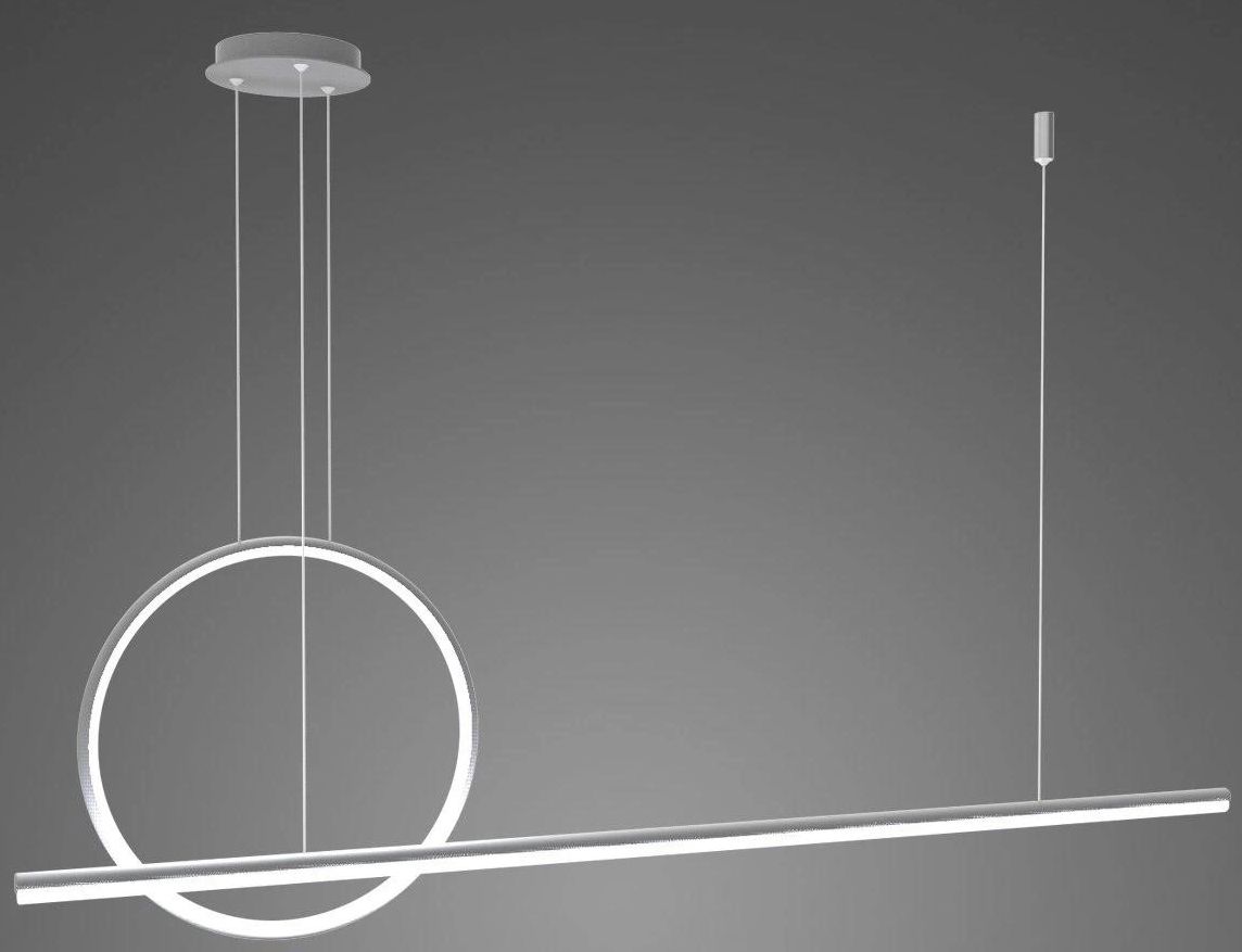 Altavola Design Led Shape lámpara colgante 1x23 W plata LA087/PX143_40_4k_silver